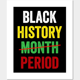 Black History Month Period African American Pride Apparel Posters and Art